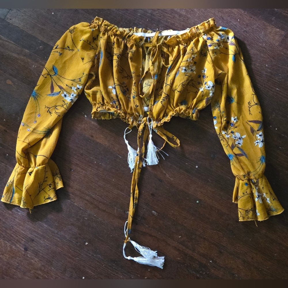 Crop top blouse